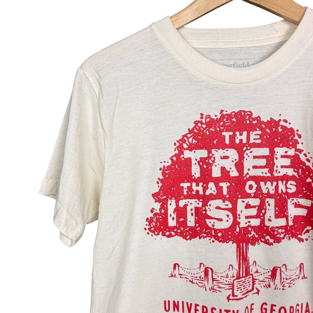 University of Georgia The Tree That Owns Itself Mens Small Homefield T-Shirt UGA - Picture 3 of 8
